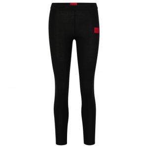 HUGO termiske leggings m. logo i sort til kvinder